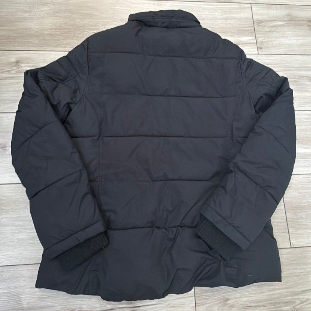 American Eagle Outfitters Black Puffer Jacket Womens Medium FullZip Quilted Coat - Picture 2 of 4